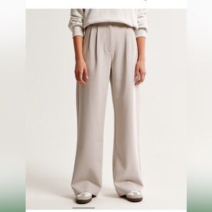 ABERCROMBIE SLOAN TAILORED WIDE LEG PANT